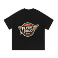 FLYIN' SOLO Winged Essential Cotton T-Shirt