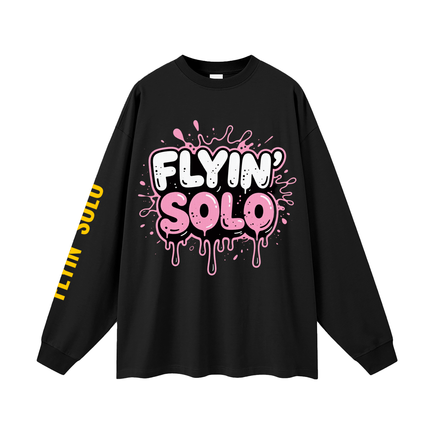 FLYIN' SOLO BubbleGum Explosion Long Sleeve T-Shirt