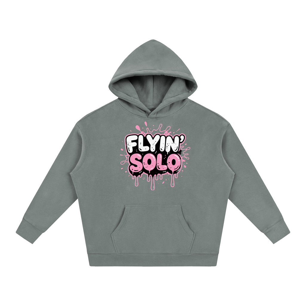FLYIN' SOLO BubbleGum Explosion Oversize Fleeced Hoodie