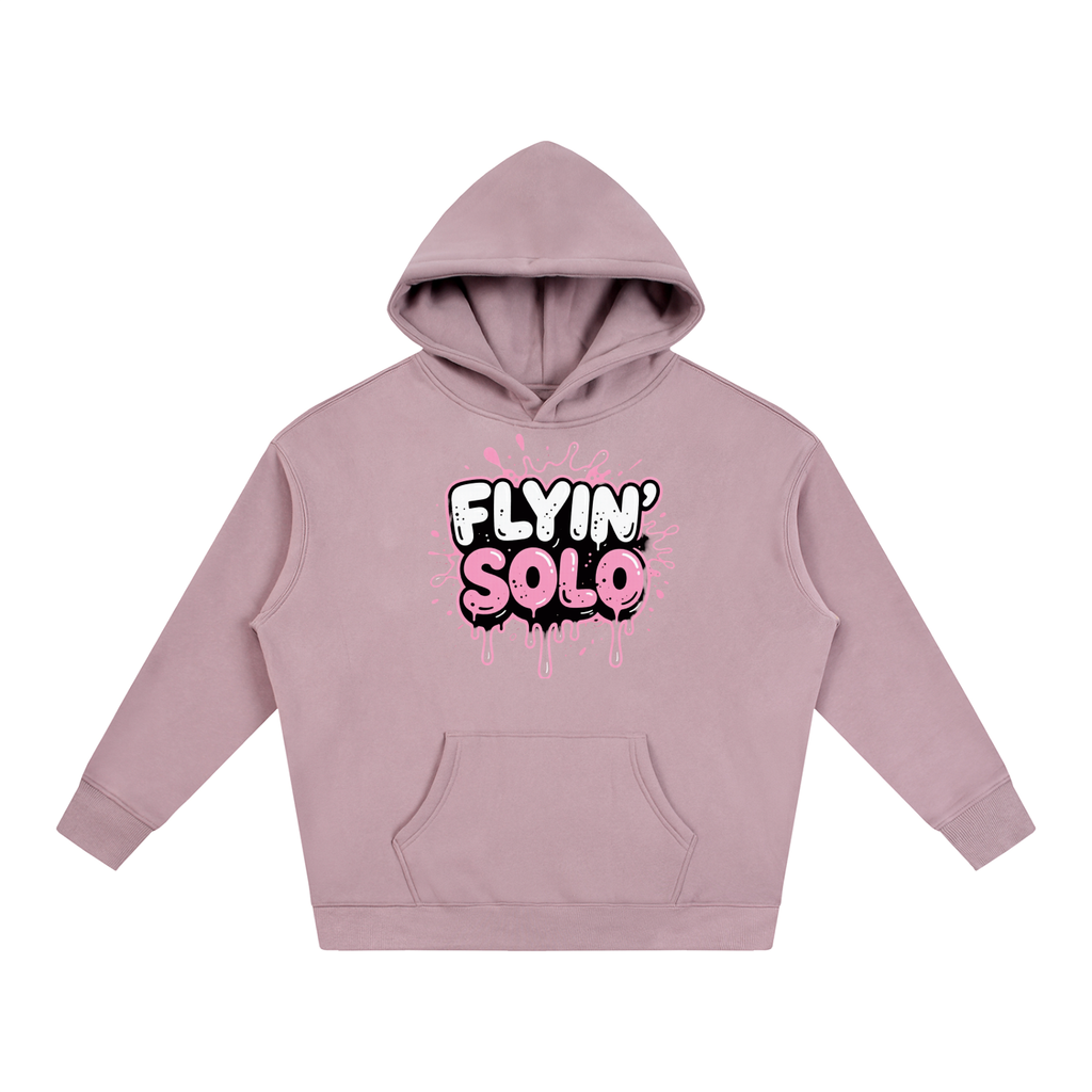 FLYIN' SOLO BubbleGum Explosion Oversize Fleeced Hoodie