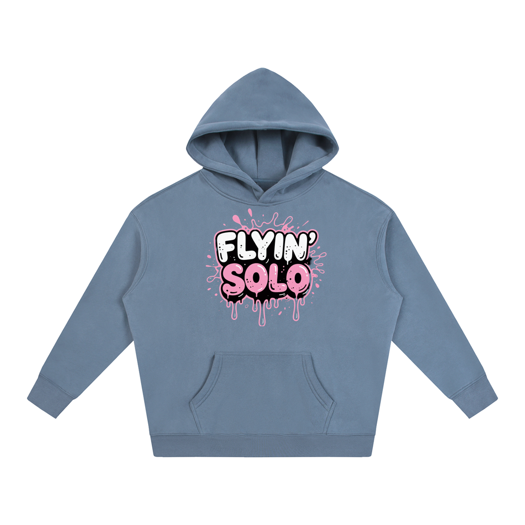 FLYIN' SOLO BubbleGum Explosion Oversize Fleeced Hoodie
