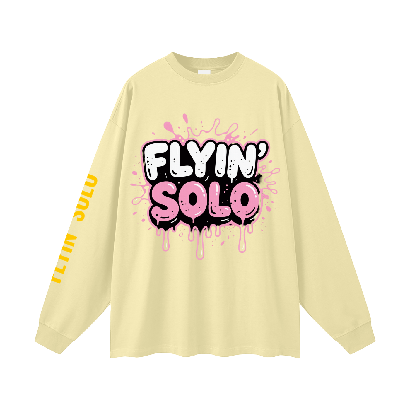 FLYIN' SOLO BubbleGum Explosion Long Sleeve T-Shirt