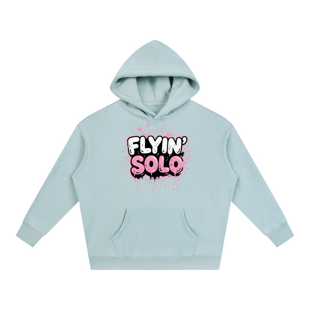 FLYIN' SOLO BubbleGum Explosion Oversize Fleeced Hoodie